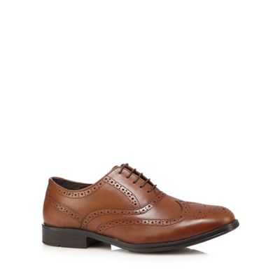 Henley Comfort Tan leather lace brogues